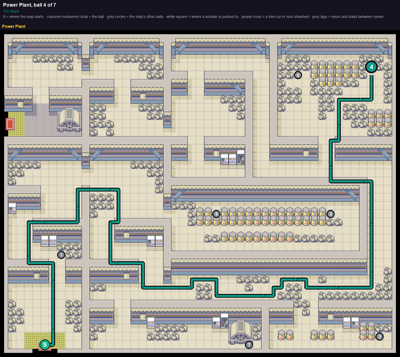 Power Plant: the walk from its start to Poké Ball 4