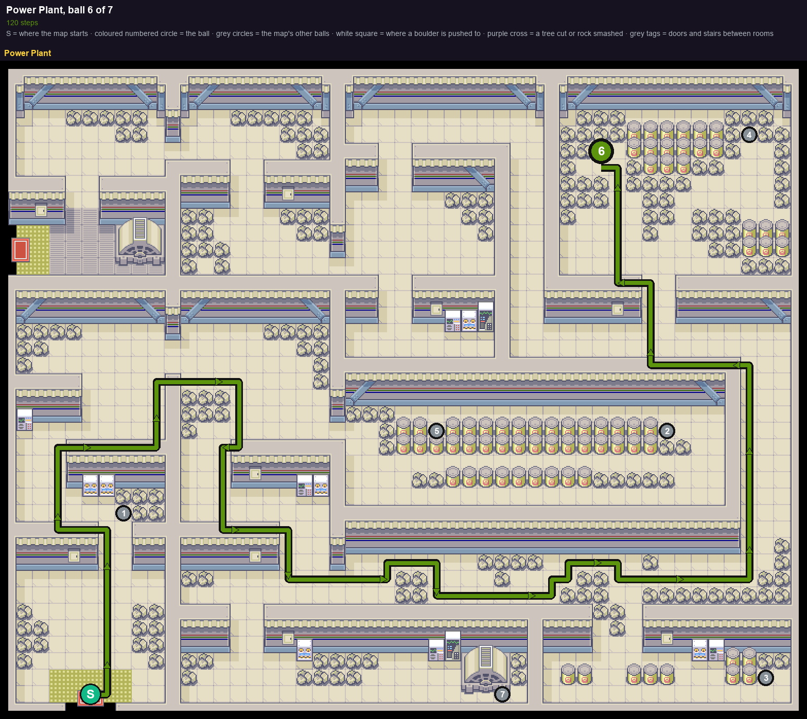 Power Plant: the walk from its start to Poké Ball 6